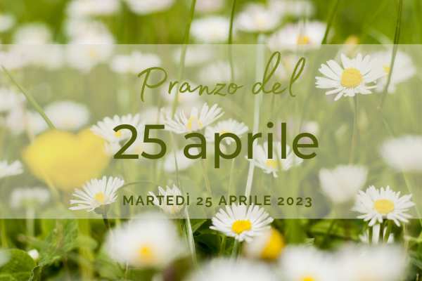 MARTEDì 25 APRILE